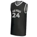 Men's Jewell Loyd ＃24 Replica Black Las Vegas Aces Lightweight Jersey