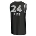 Men's Jewell Loyd ＃24 Replica Black Las Vegas Aces Lightweight Jersey
