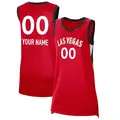Women's Custom ＃00 Explorer Edition Victory Red Las Vegas Aces 2021 Jersey