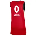 Women's Jackie Young ＃0 Explorer Edition Victory Red Las Vegas Aces 2021 Jersey