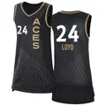 Women's Jewell Loyd ＃24 Rebel Edition Victory Black Las Vegas Aces 2021 Jersey