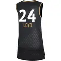 Women's Jewell Loyd ＃24 Rebel Edition Victory Black Las Vegas Aces 2021 Jersey
