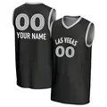 Youth Custom ＃00 Replica Black Las Vegas Aces Lightweight Jersey